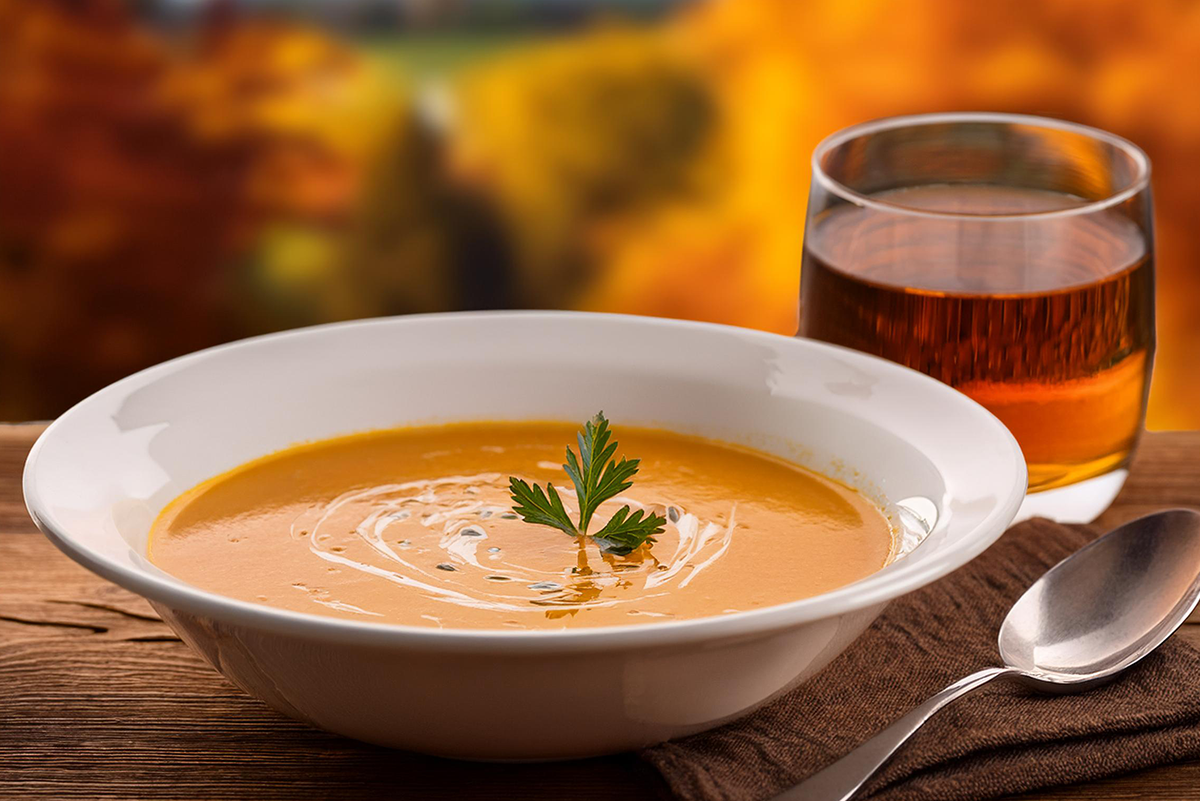 Spicy Coconut Pumpkin Soup